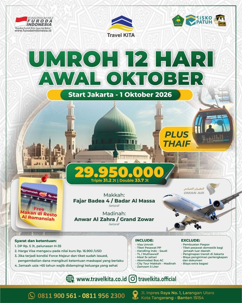 UMROH 12 HARI AWAL OKTOBER