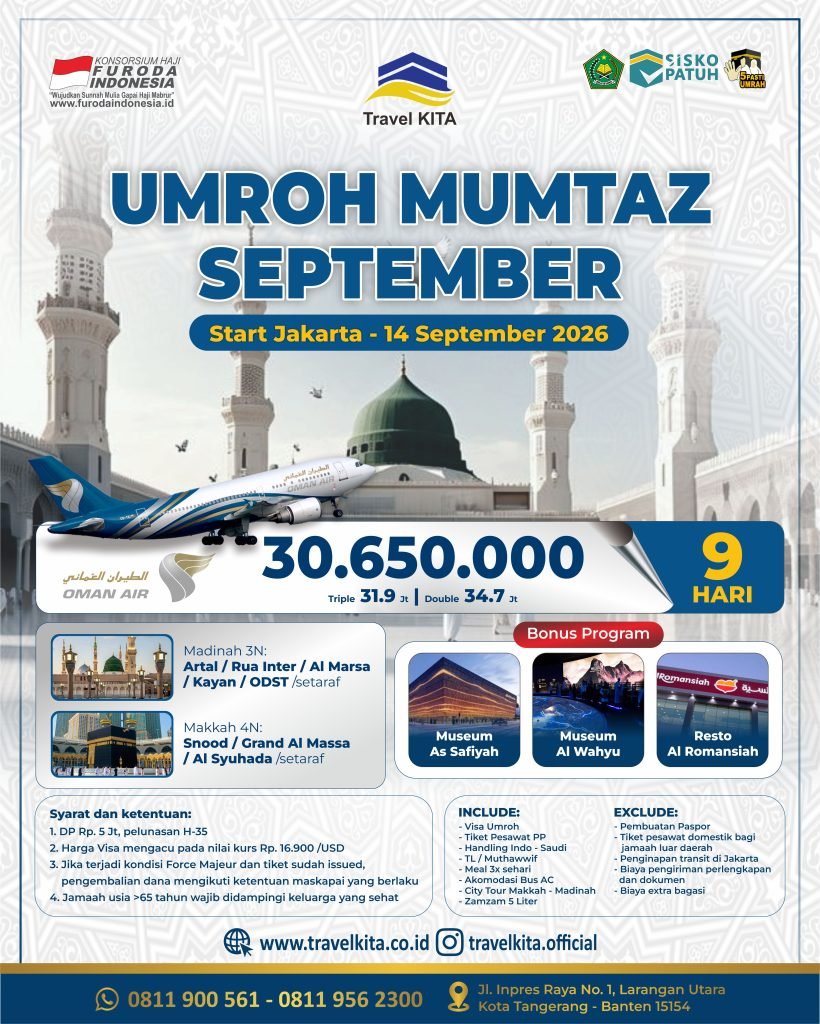 UMROH MUMTAZ SEPTEMBER