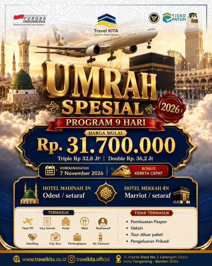 UMROH SPESIAL AWAL NOVEMBER 2026