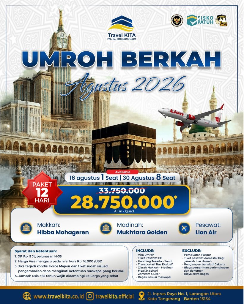 UMROH BERKAH AGUSTUS 2026