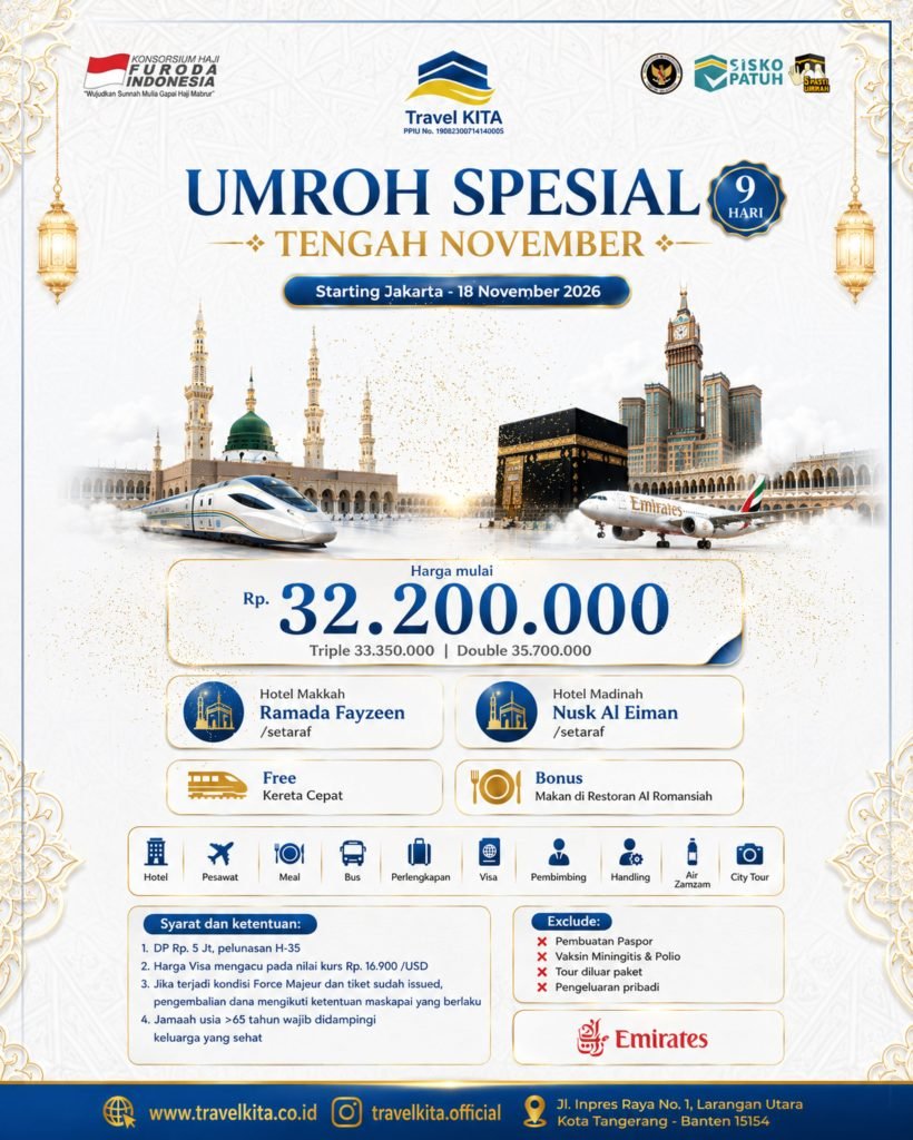UMROH SPESIAL TENGAH NOVEMBER