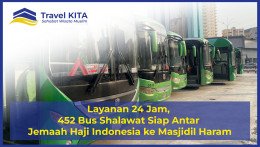 Layanan 24 Jam, 452 Bus Shalawat Siap Antar Jemaah Haji Indonesia ke Masjidil Haram