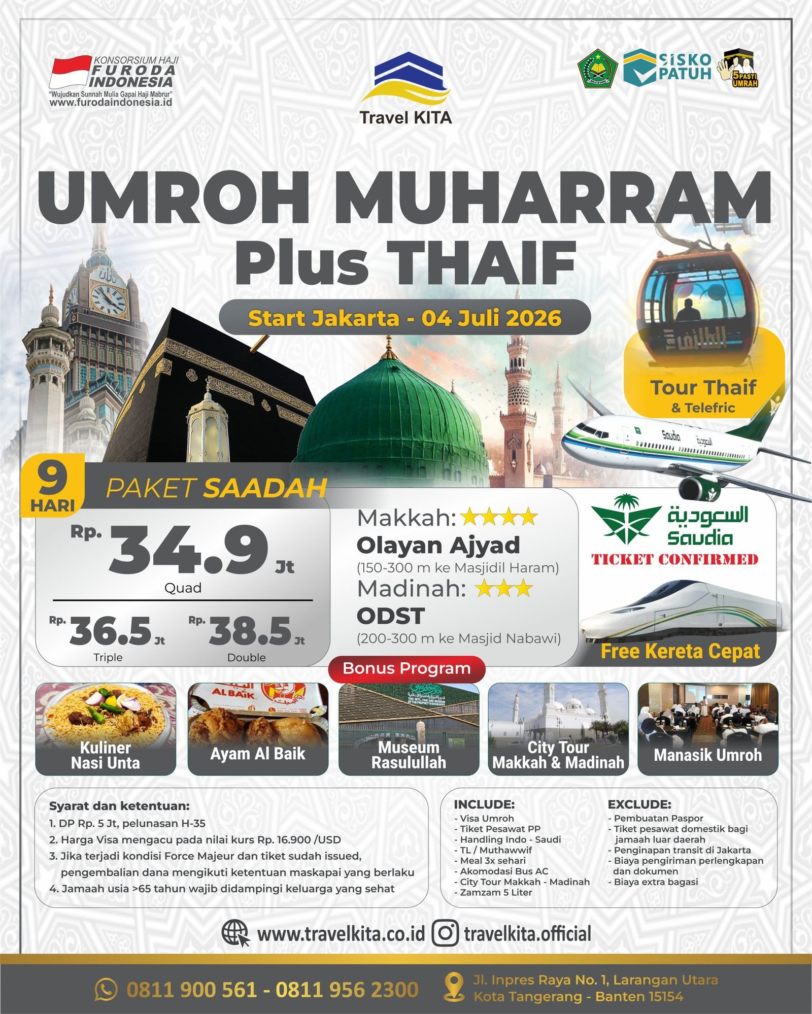 UMROH MUHARRAM Plus THAIF