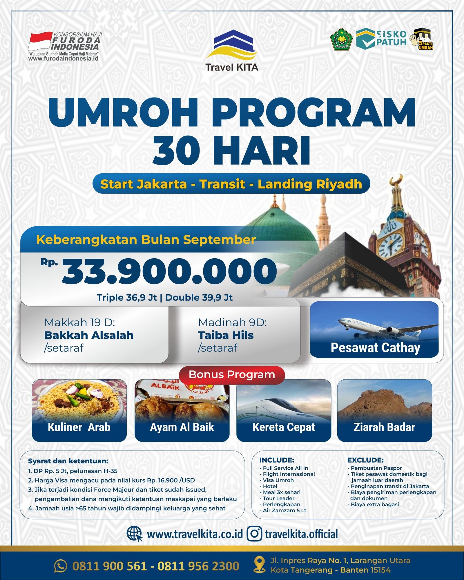 UMROH PROGRAM 30 HARI 2026