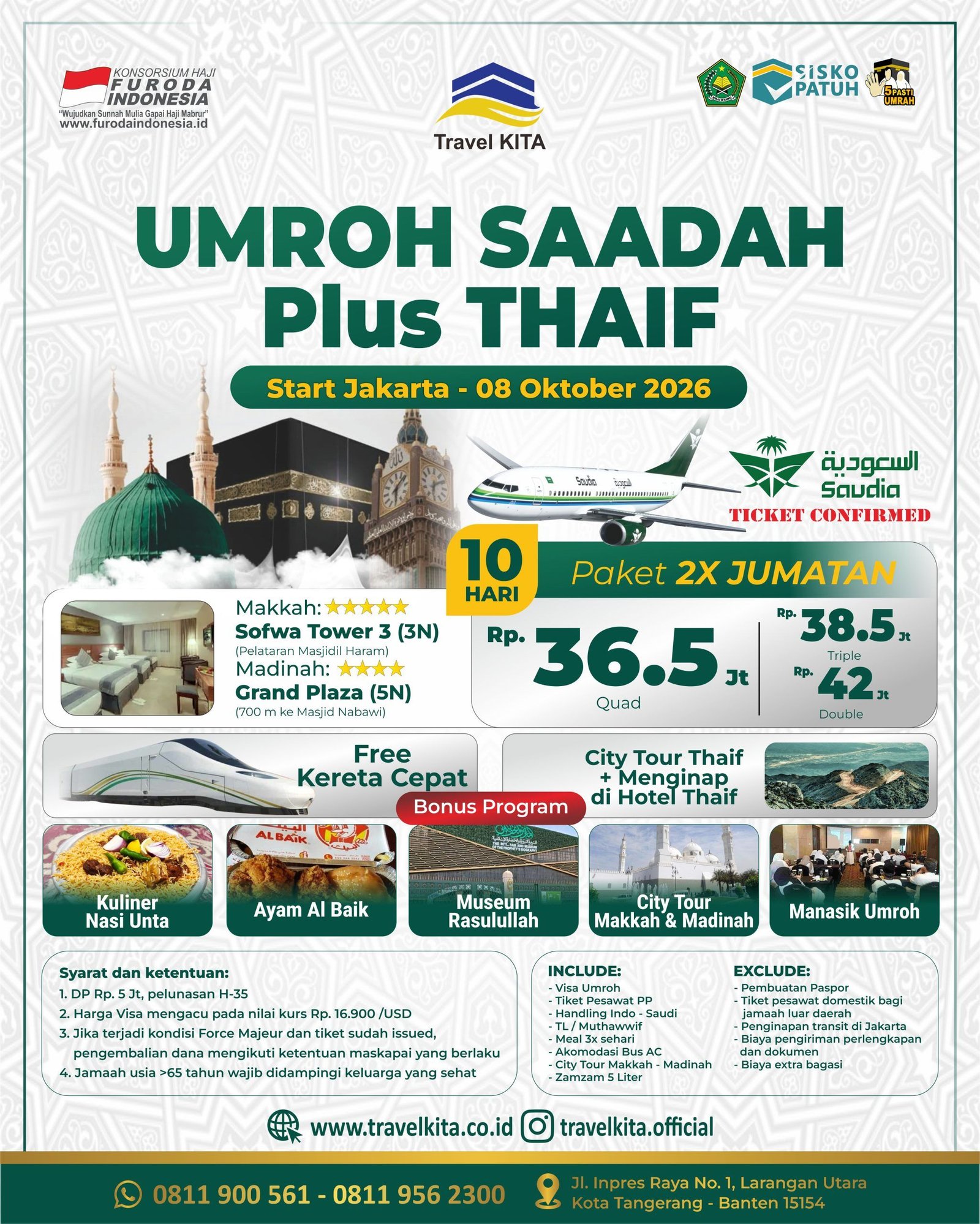UMROH SAADAH Plus THAIF