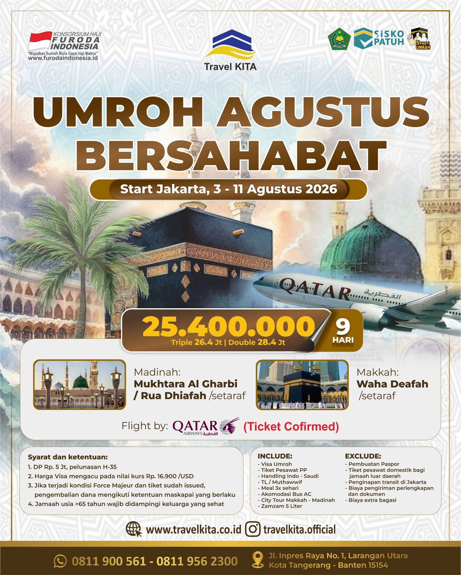 UMROH AGUSTUS BERSAHABAT