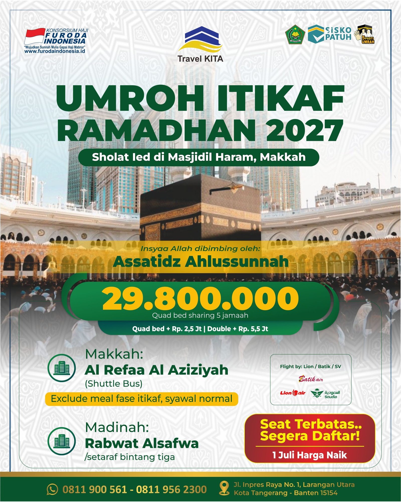 UMROH ITIKAF RAMADHAN 2027