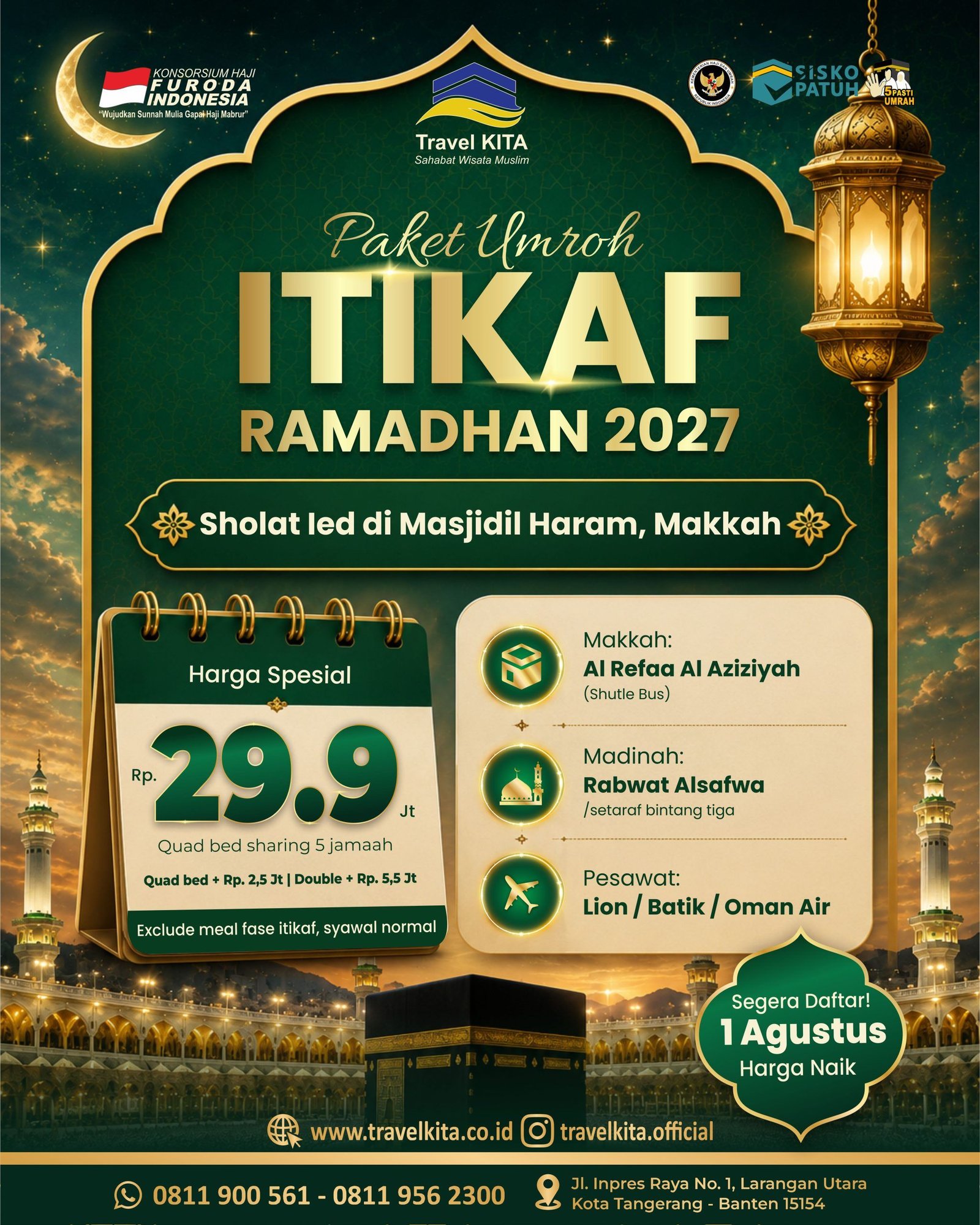 UMROH ITIKAF RAMADHAN 2027