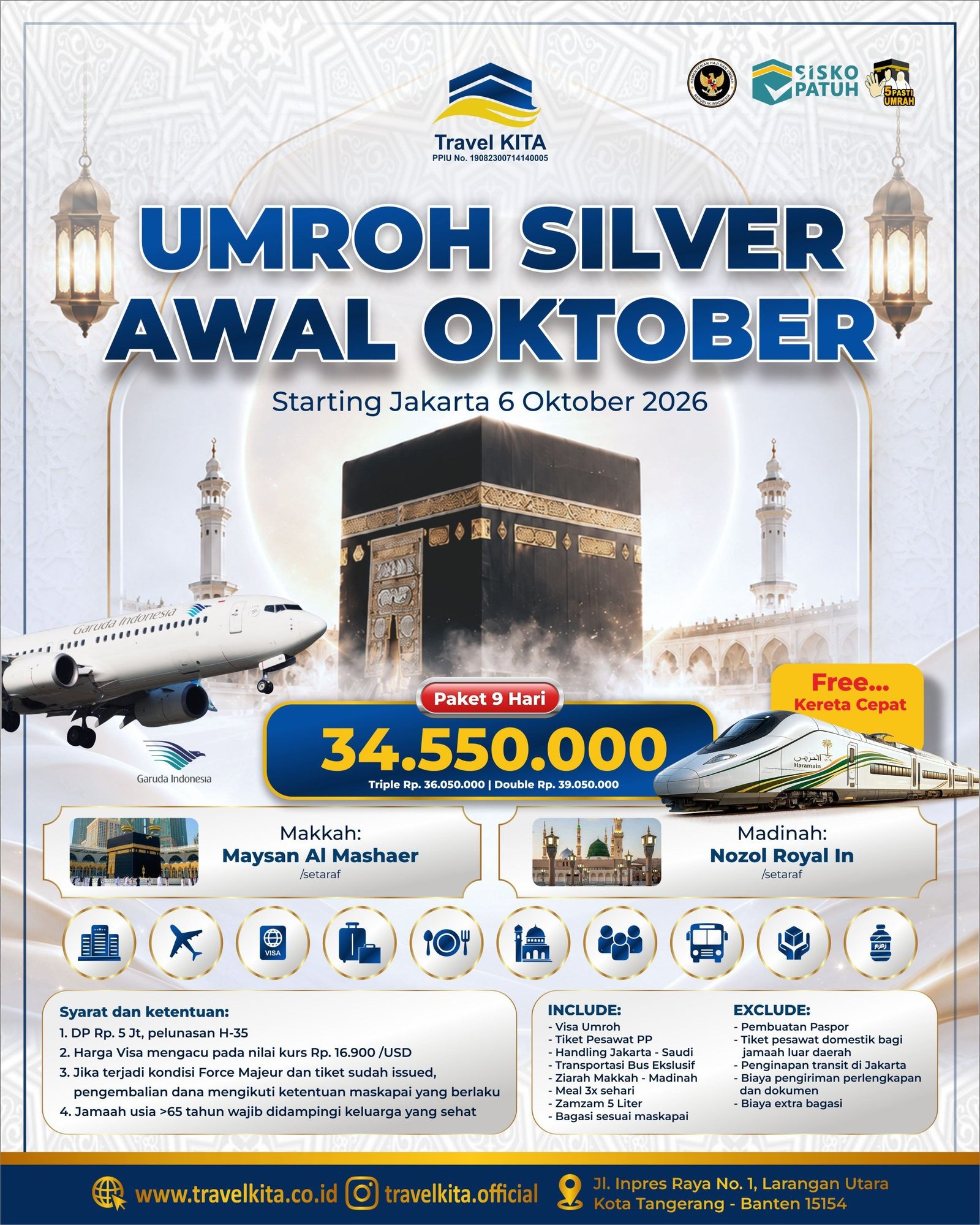 UMROH SILVER AWAL OKTOBER 2026