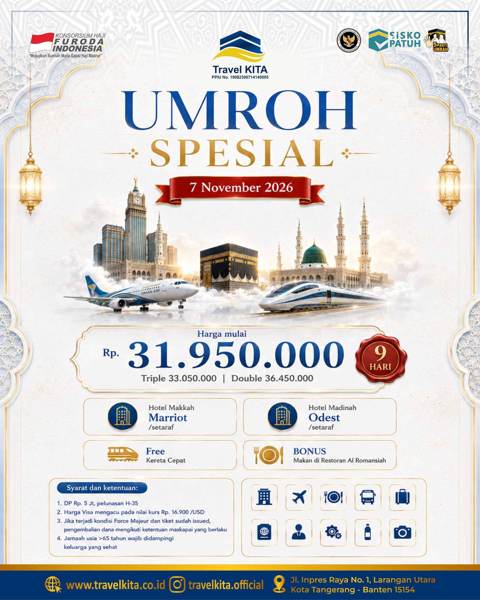 UMROH SPESIAL AWAL NOVEMBER 2026