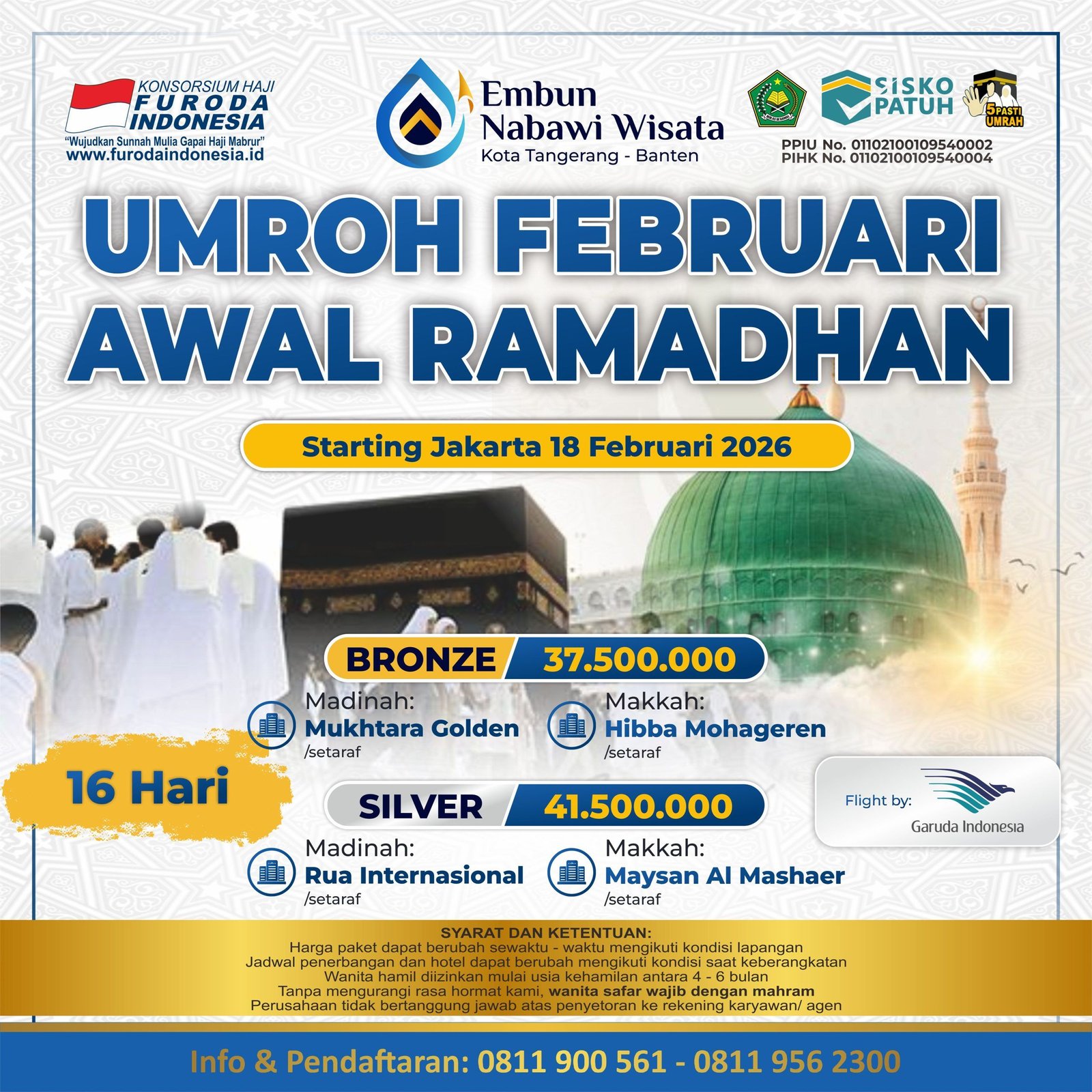 UMROH FEBRUARI AWAL RAMADHAN